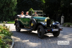 Hochzeitsfahrt mit dem Cabriolet